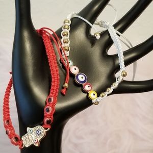 🦋3/$25 🦋 pcs Evil eye Stackable Braclets